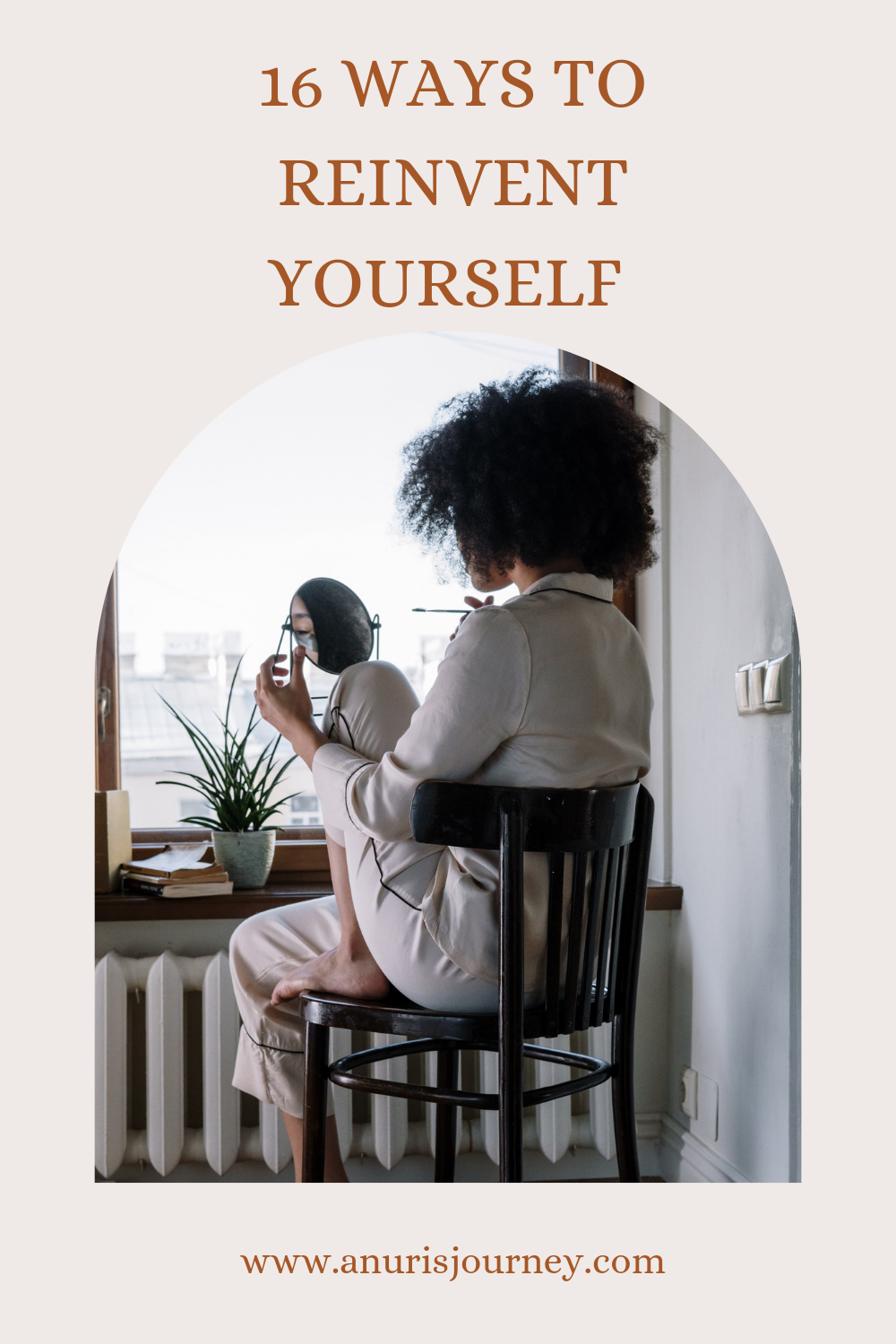 black-lady-siting-in-front-of-the-mirror-wearing-a-pyjamas