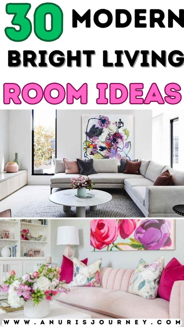 30 MODERN BRIGHT LIVING ROOM IDEAS TO LIVEN YOUR SPACE - Anuri's Journey