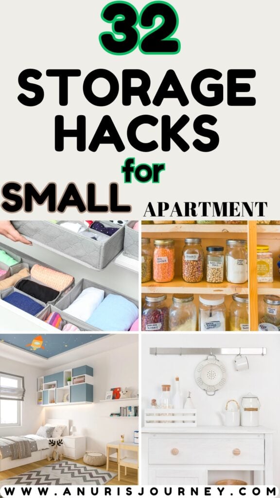 View of 32 CLEVER DIY STORAGE SOLUTION FOR SMALL SPACES - Anuri's Journey
