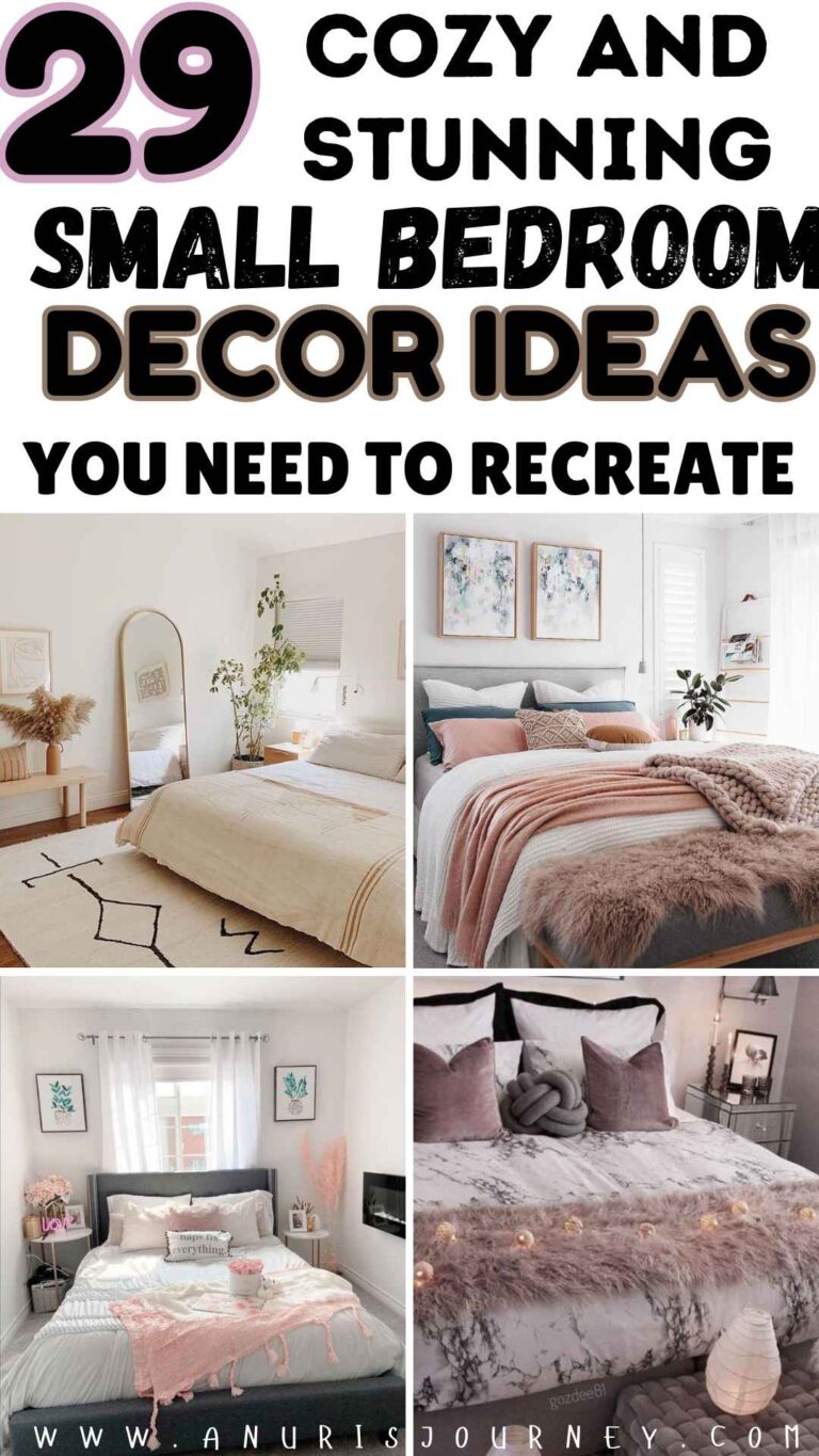 29 COZY SMALL BEDROOM DECOR IDEAS ON A BUDGET - Anuri's Journey