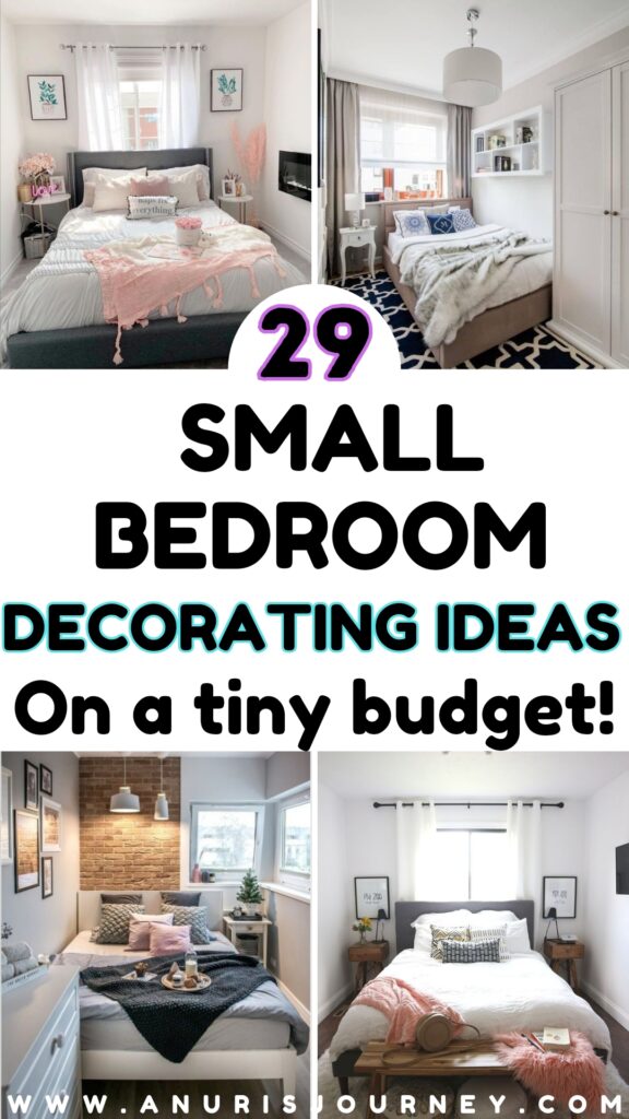 29 COZY SMALL BEDROOM DECOR IDEAS ON A BUDGET - Anuri's Journey