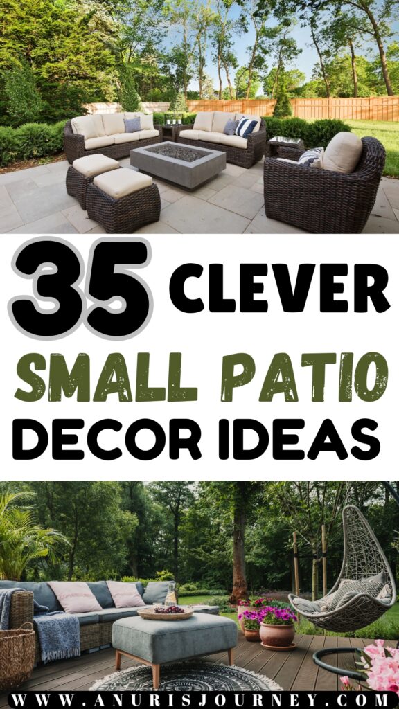 35 CLEVER SMALL PATIO DECOR IDEAS ON A BUDGET - Anuri's Journey