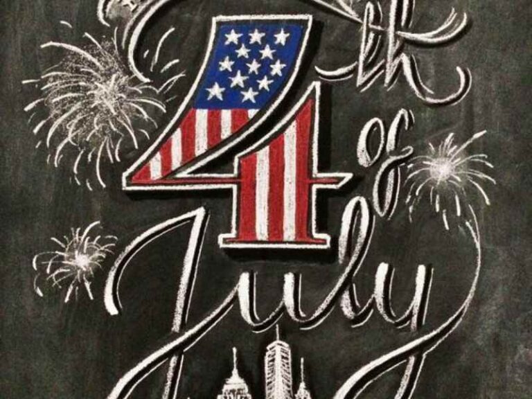 20 PATRIOTIC 4TH OF JULY CHALKBOARD IDEAS