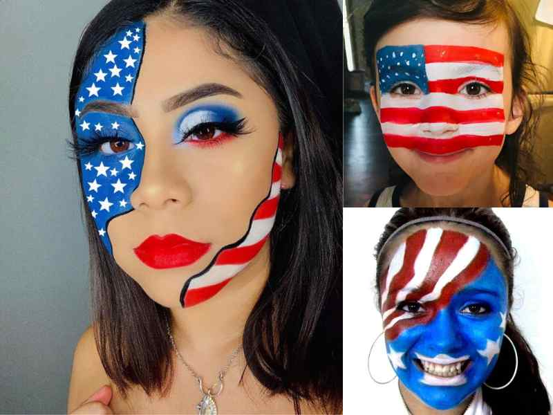27 FUN 4TH OF JULY FACE PAINT IDEAS