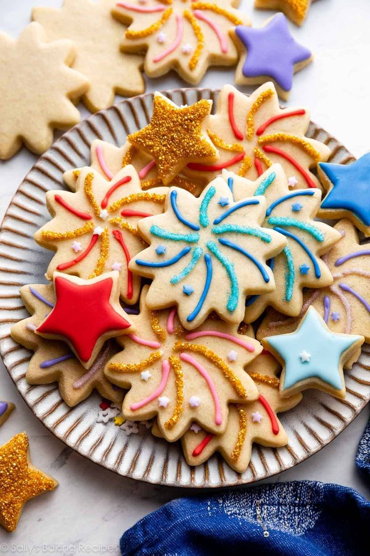 4th-of-july-picnic-ideas-fire-work-cookies