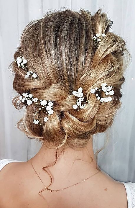 braided-updo-with-flowers-as-a-thanksgiving-hairstyles-idea