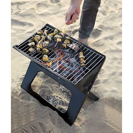 Compact grill for small budget patio design