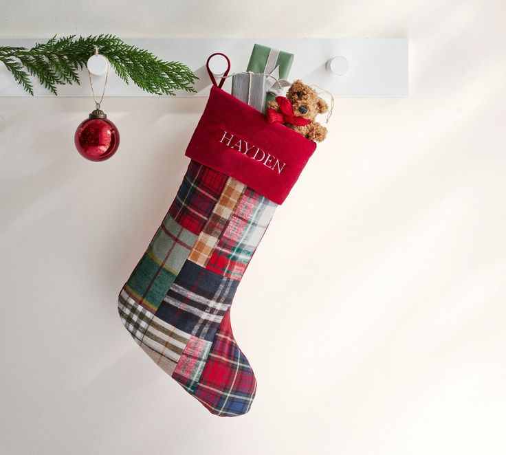 plaid-stocking-