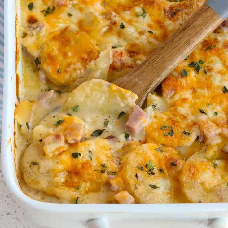 scalloped-potatoes-and-ham-thanksgiving-casserole-ideas