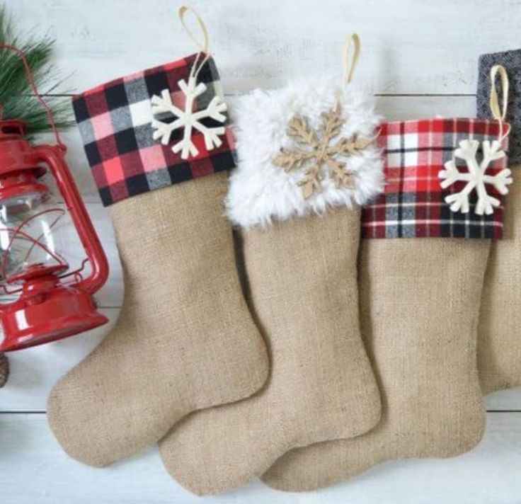 burlap-stocking