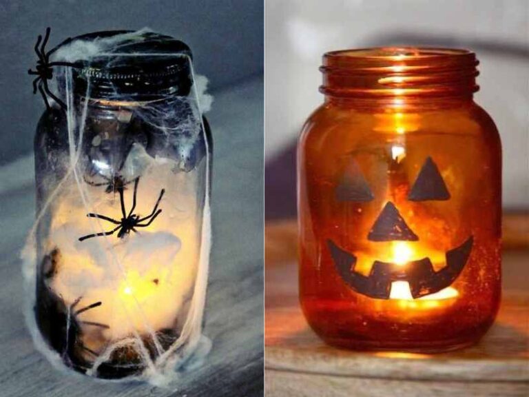 24 DIY HALLOWEEN MASON JAR IDEAS TO CREATE