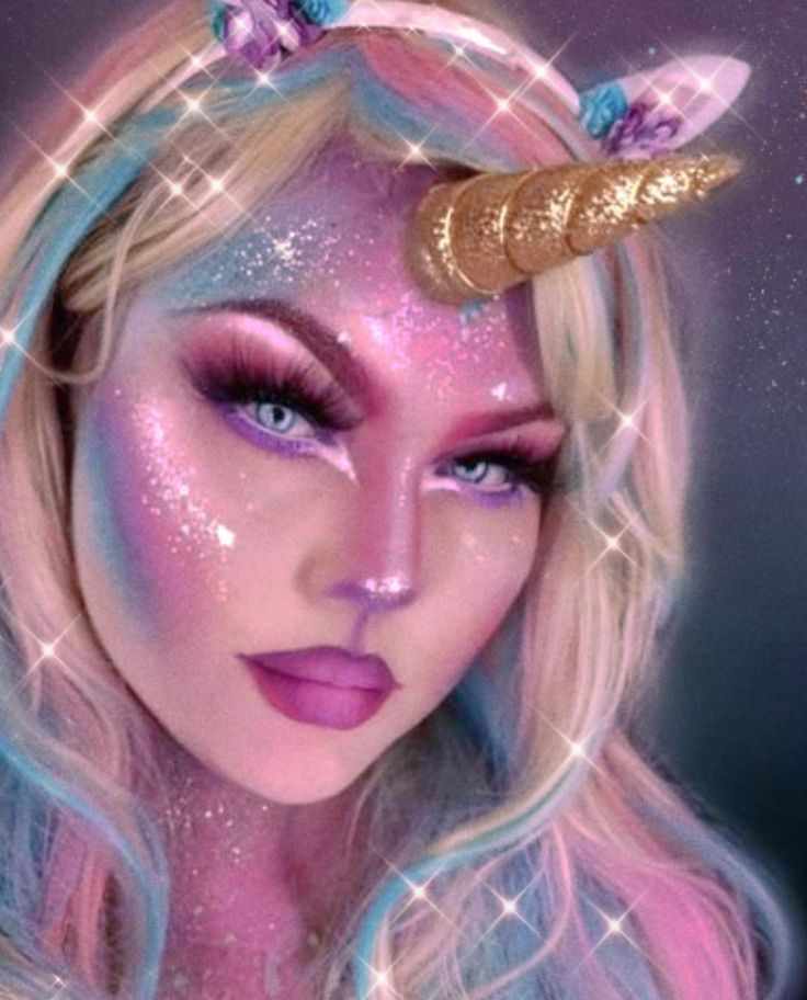 fantasy-unicorn-deer-halloween-deer-makeup