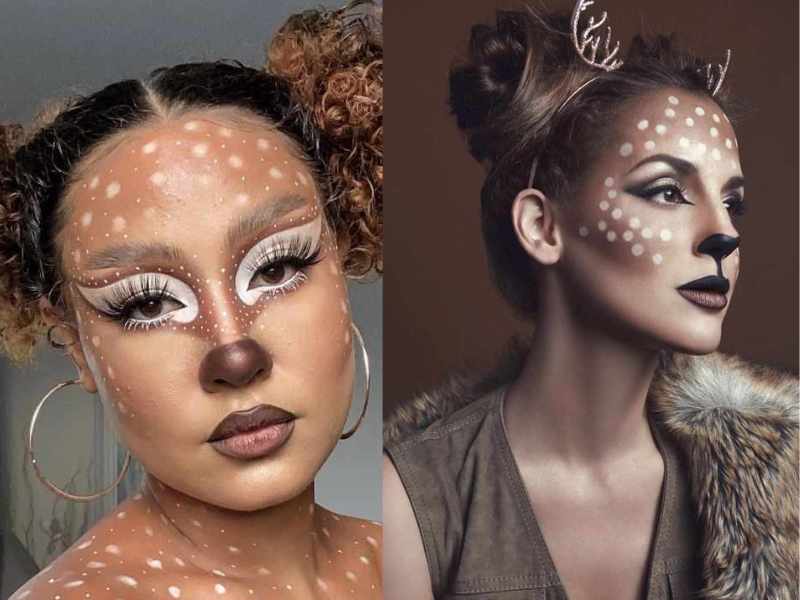 halloween-deer-makeup