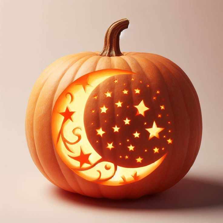 moon-and-star-silhouette-moon-and-star-pumpkin-carving-idea