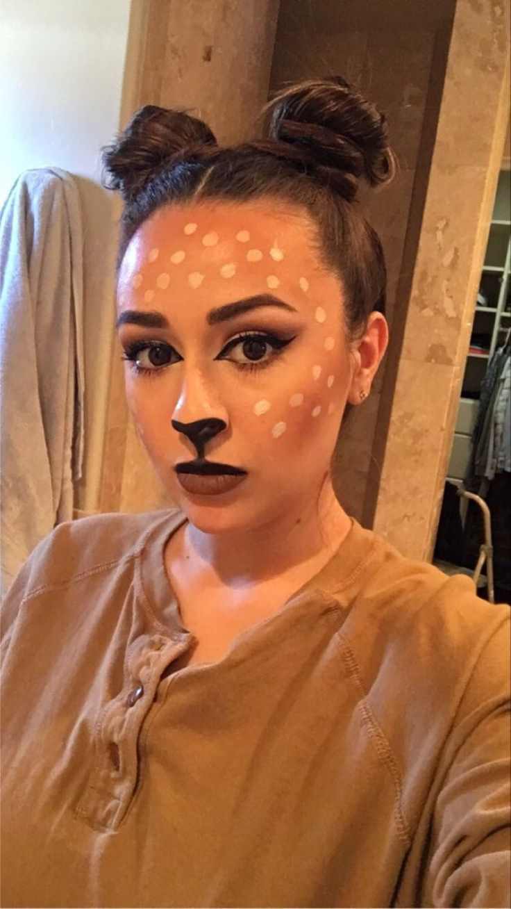 tribal-inspired-deer-makeup