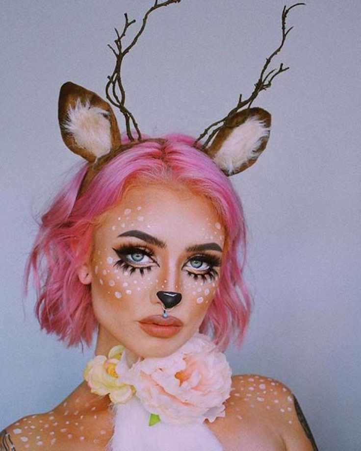 winter-wonderland-deer-makeup