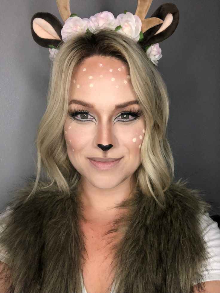 woodland-pixie-deer-halloween-deer-makeup