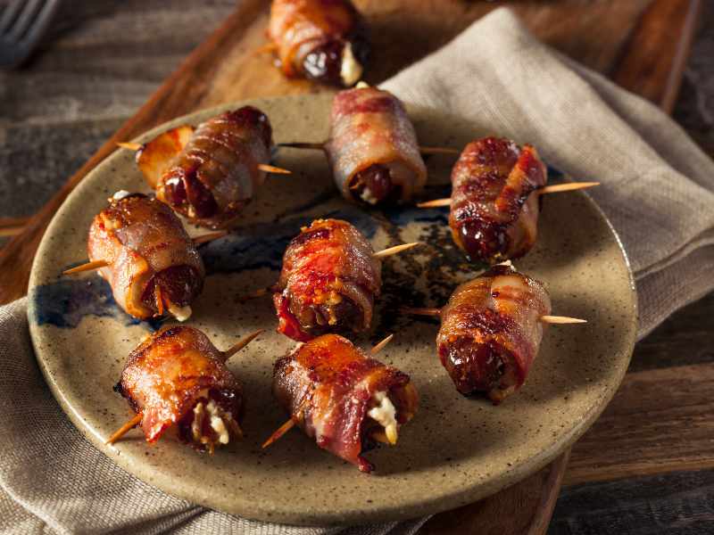 bacon-wrapped-dates-new-year's-eve-food-ideas