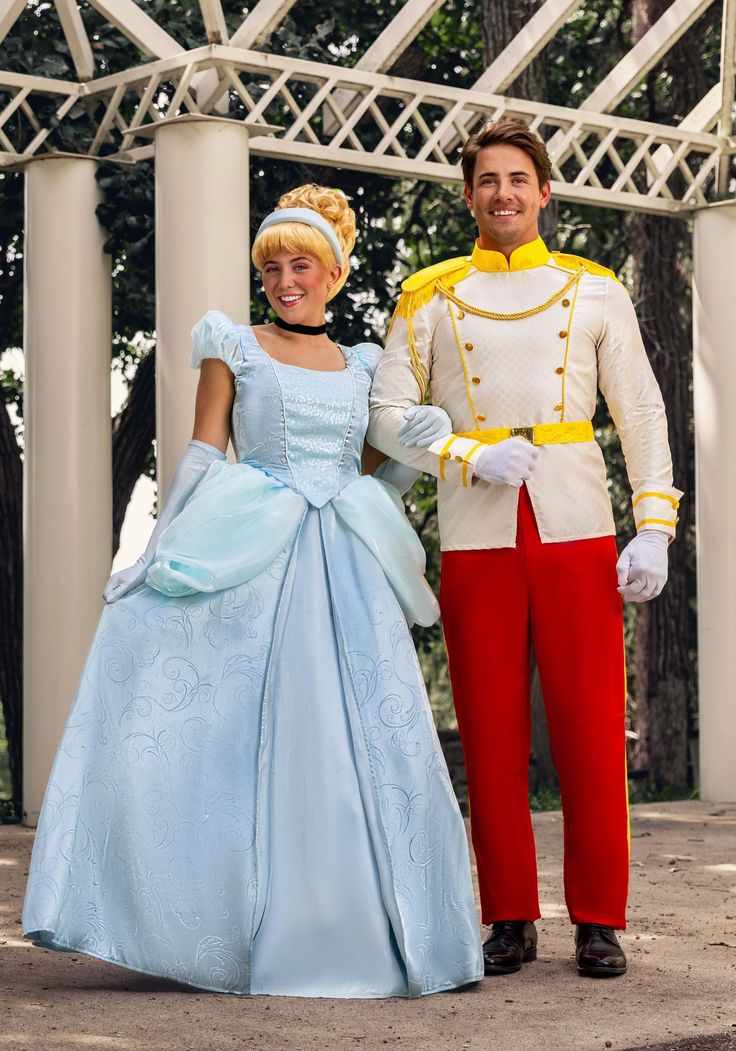 cinderella-and-prince-charming-halloween-costume-for-siblings