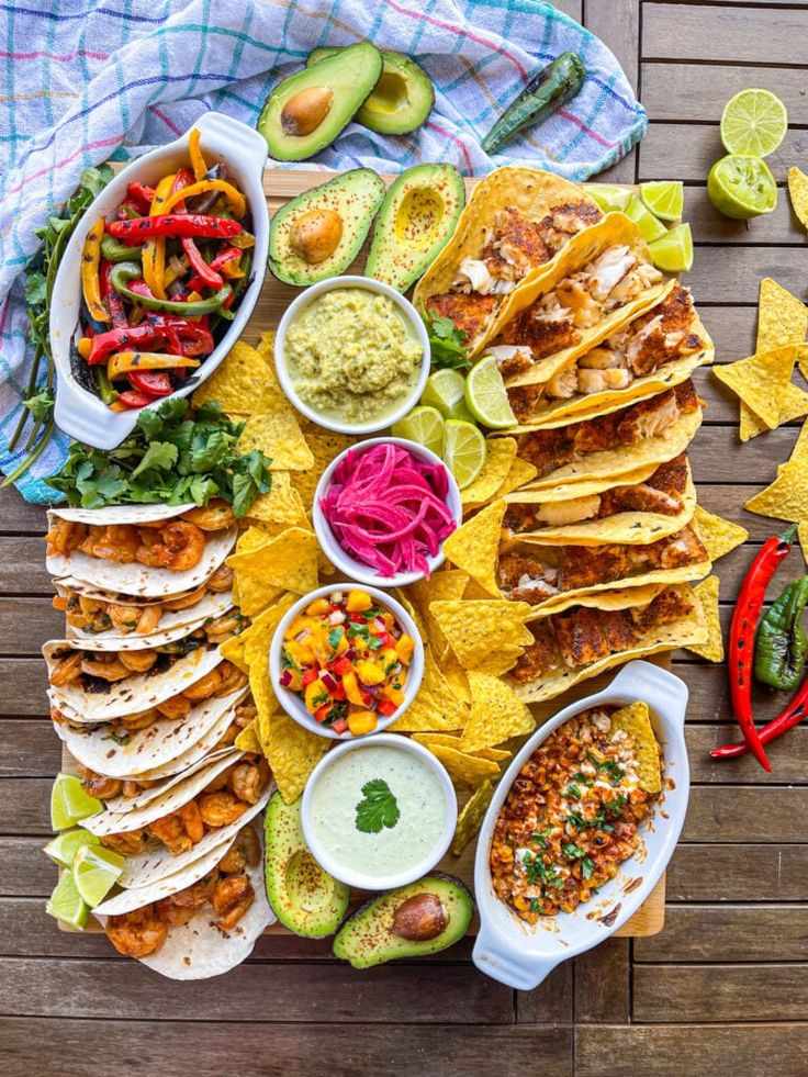 mexican-inspired-board-new-year's-eve-charcuterie-board-ideas