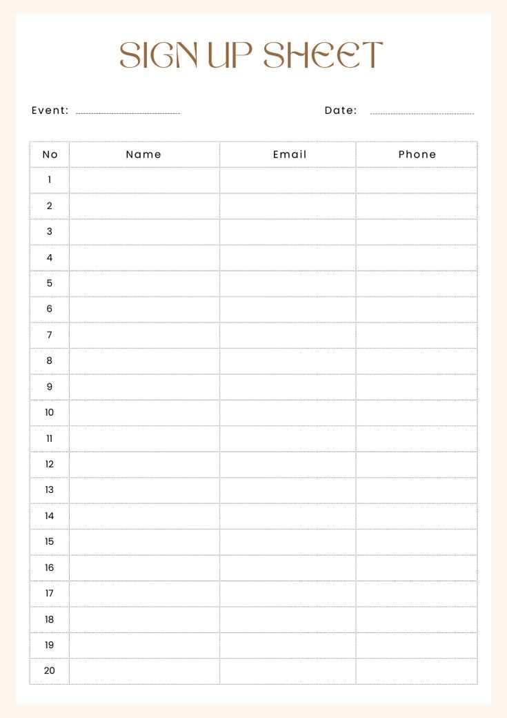 Minimalist-sugn-up-sheet-as-thanksgiving-potluck-sign-up-sheet-printable 