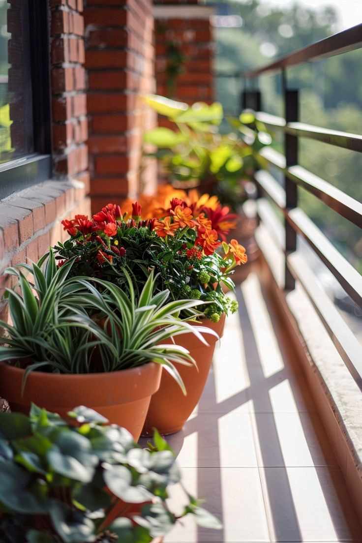 potted-planters-as-diy-project-to-upgrade-your-balcony 