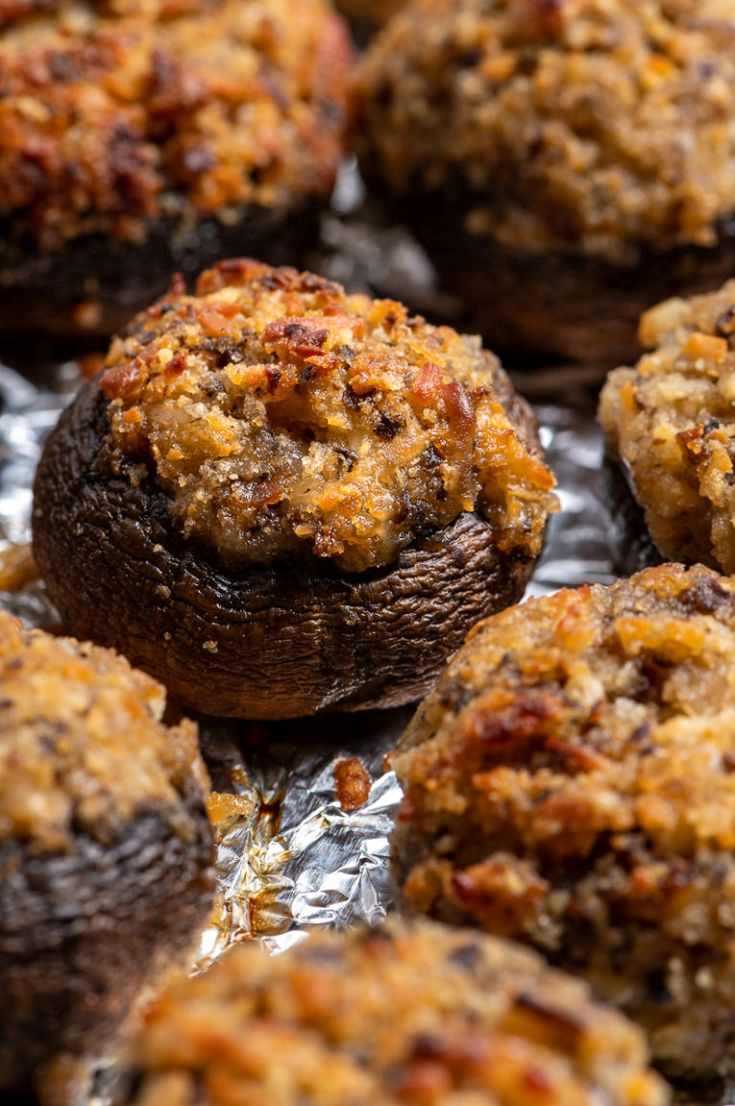 stuffed-mushrooms-new-year's-eve-food-ideas