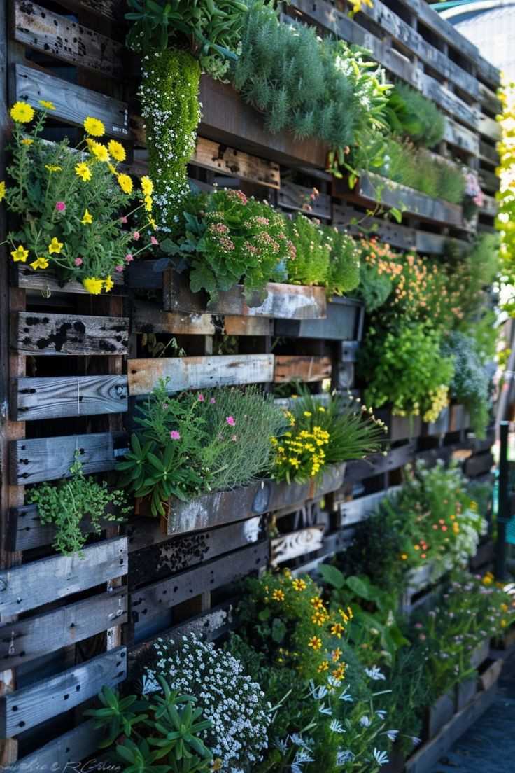 Vertical-Pallet-Garden-as-a-way-to-utilize-vertical-space-on-your-balcony-or-patio 