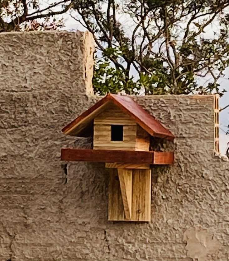 Wall-mounted-bird-house-as-a-way-to-utilize-vertical-space-on-your-balcony-or-patio 