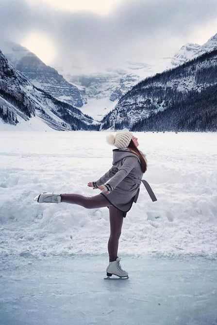 Ice skating