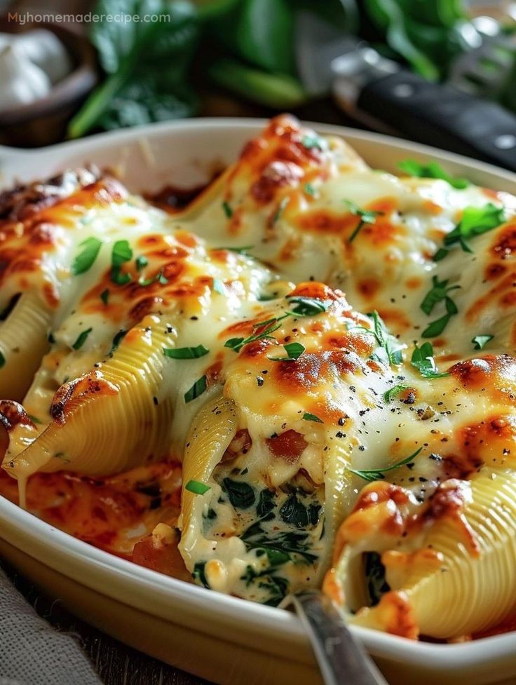 spinach-and-cheese-stuffed-shells