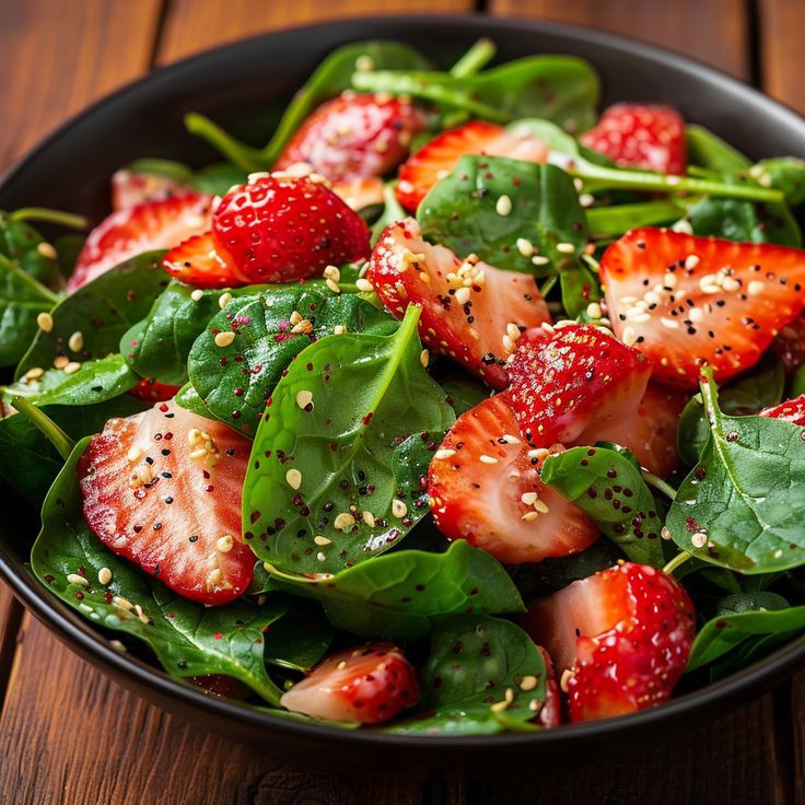 strawberry-spinach-salad