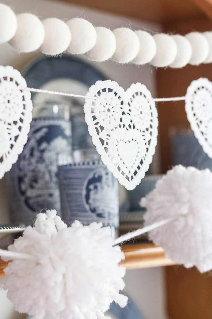 heart-shaped-doily-garland