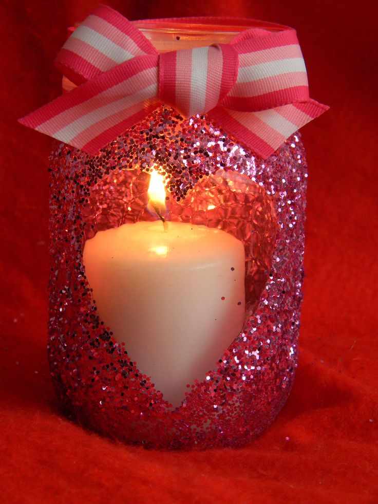 mason-jar-candle-holders-diy-valentine's-day-decor-ideas