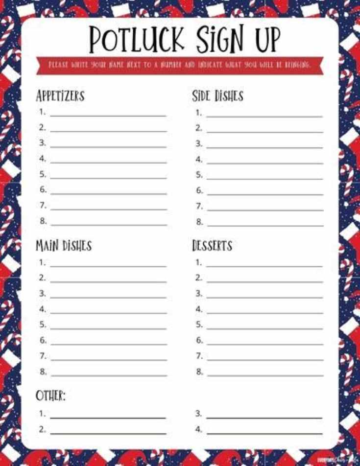potluck-sign-up-with-ingredient-list