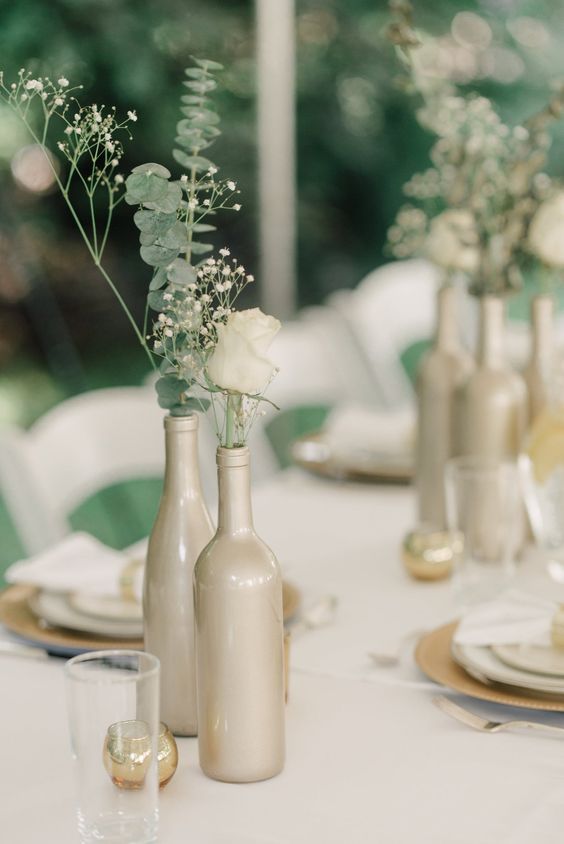 white-bottle-vases-for-wedding