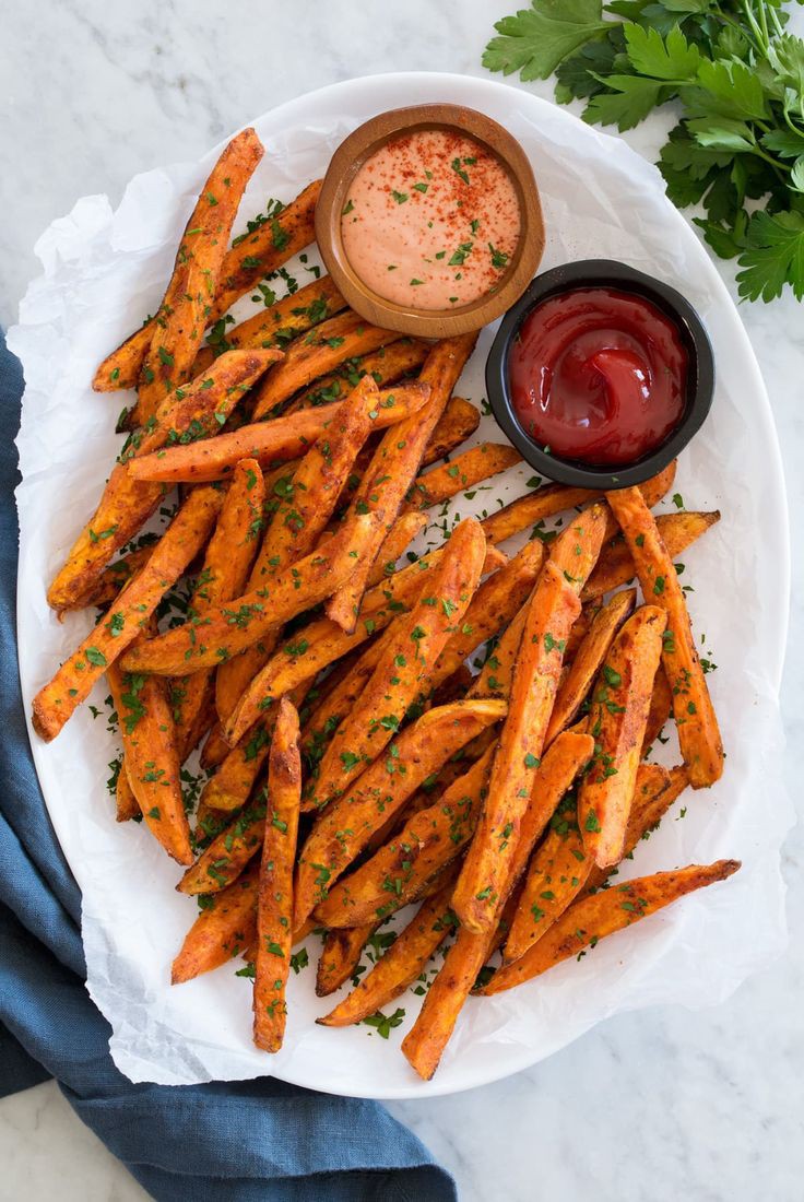 baked-sweet-potato-fries-snack-ideas-for-kids