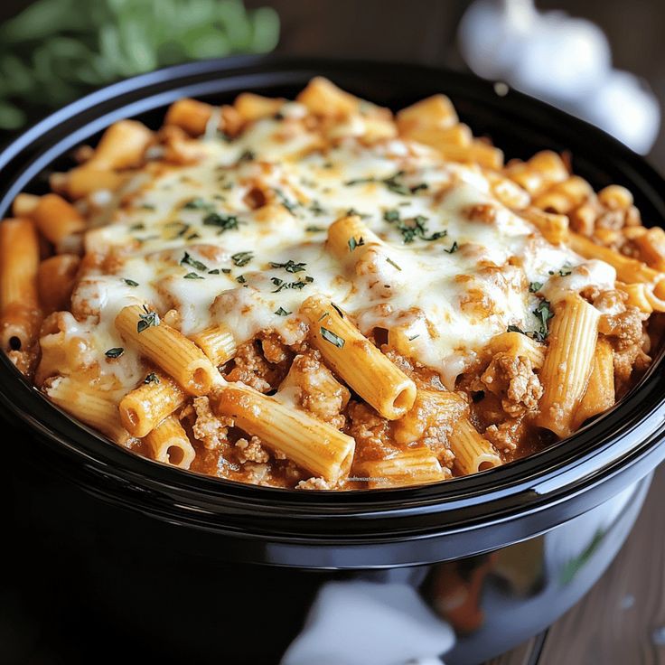 slow-cooker-baked-ziti-food-recipes-to-make-with-slow-cooker