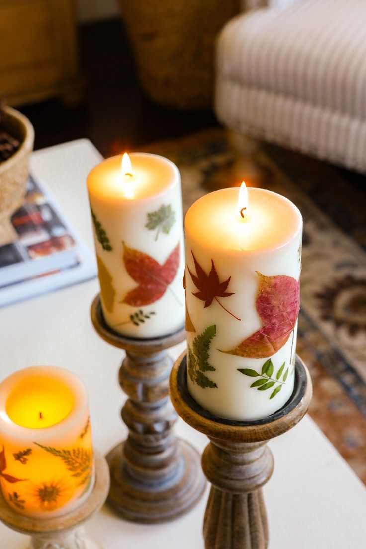 pressed-flower-candles