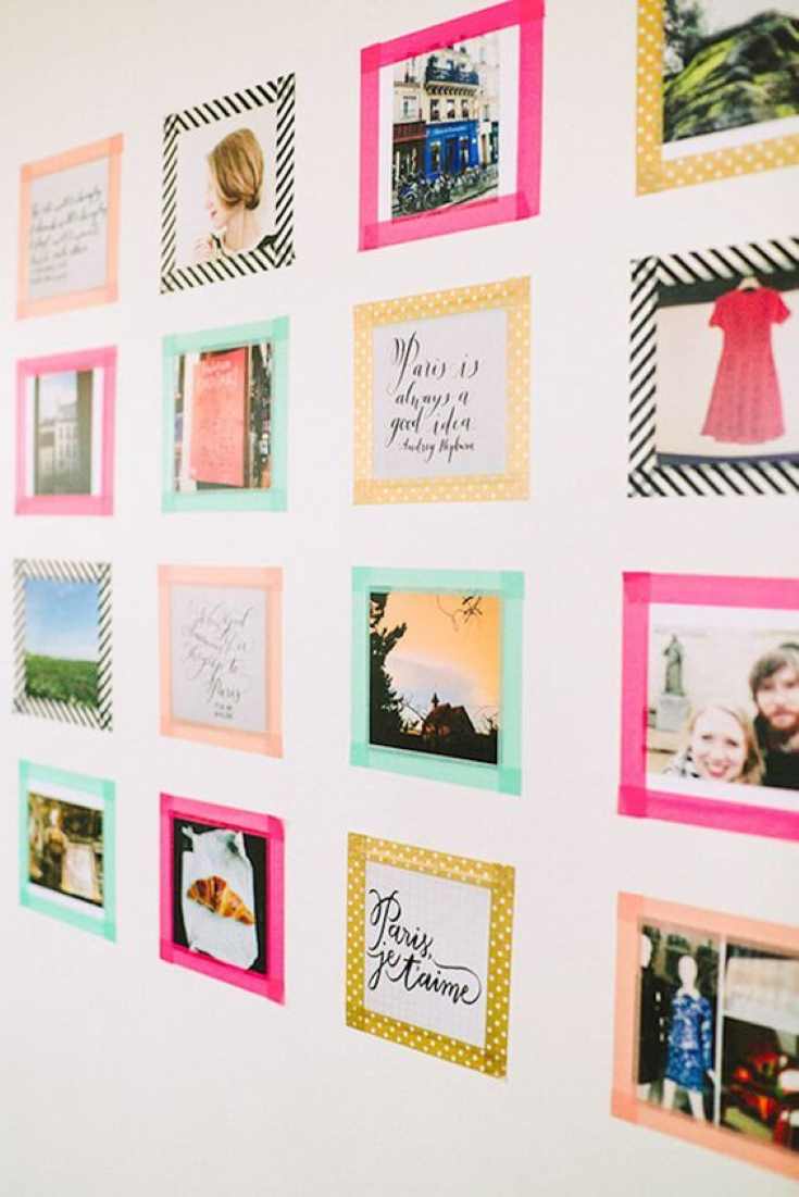 washi-tape-frame