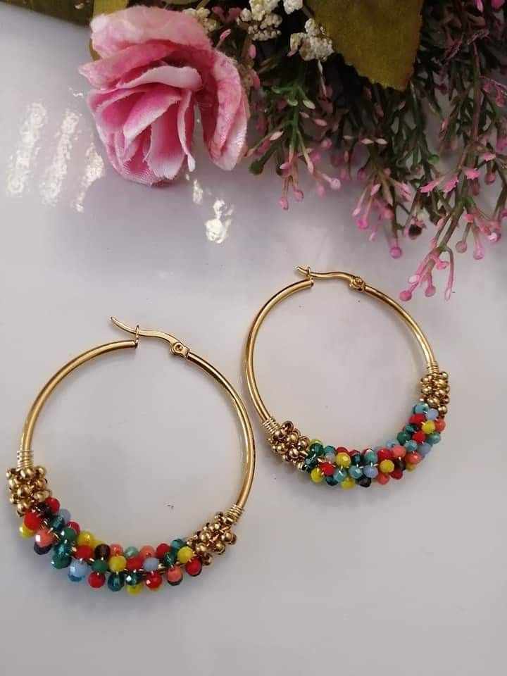 beaded-hoop-earrings