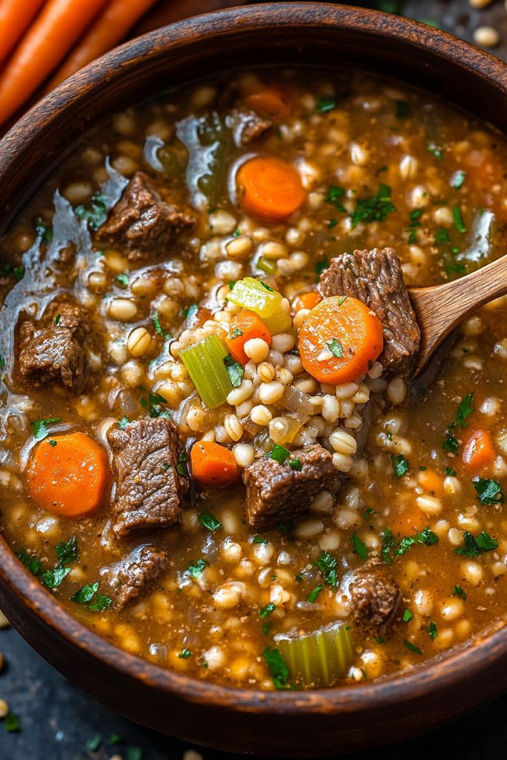 beef-and-barley-soup-soup-recipes for-chill-days