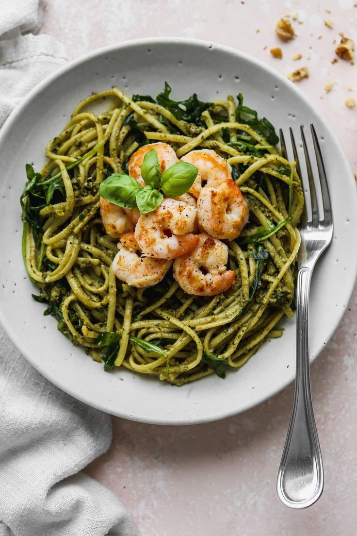 pesto-shrimp-pasta