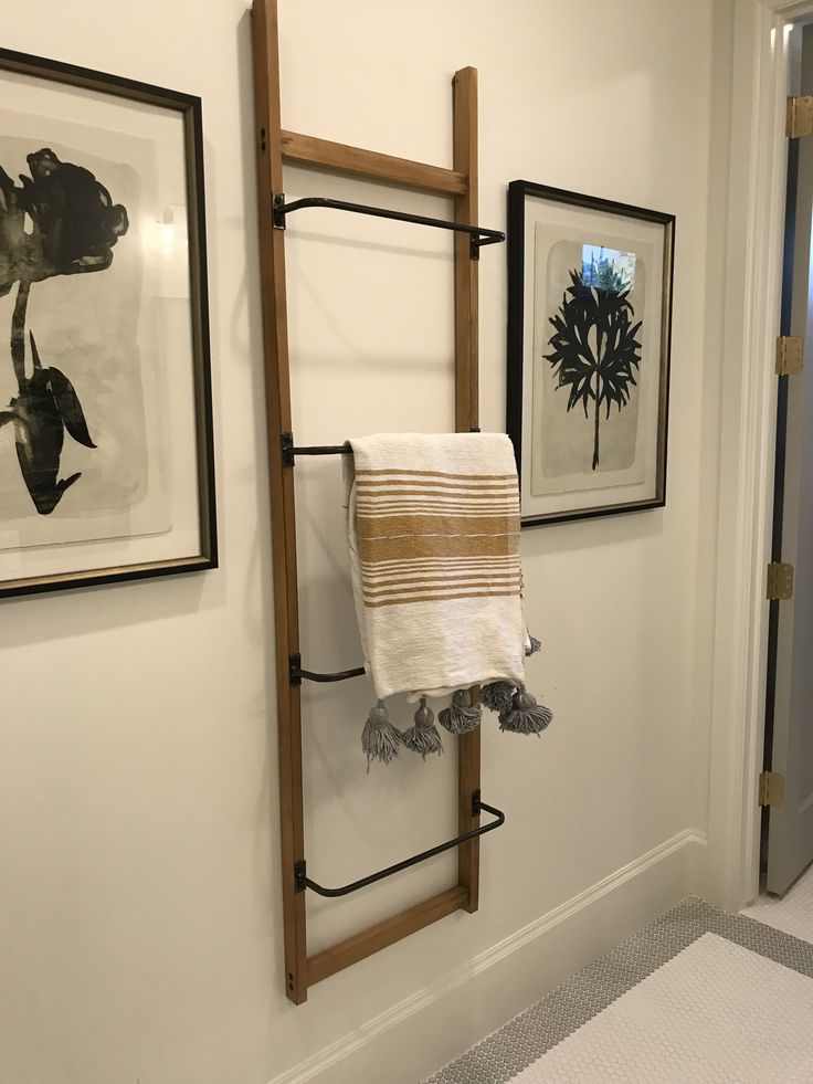 ladder-towel-rack-towel-rack-ideas