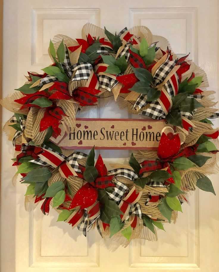 plaid-ribbon-wreath