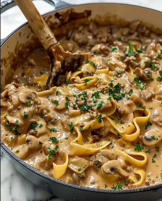 one-pot-beef-stroganoff