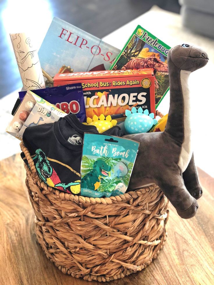 dinosaur-valentine's-basket-kids-valentine-basket-ideas