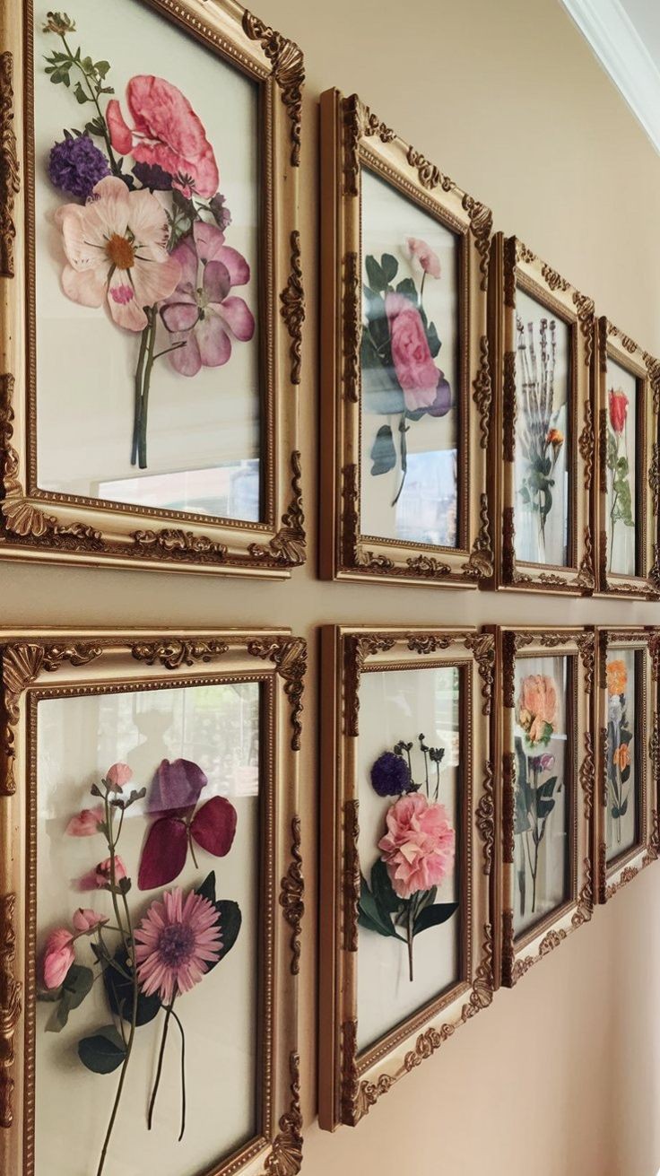 framed-pressed-flowers-diy-wall-art-ideas