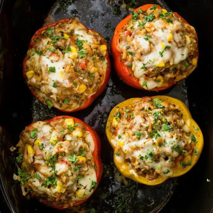 slow-cooker-stuffed-bell-peppers