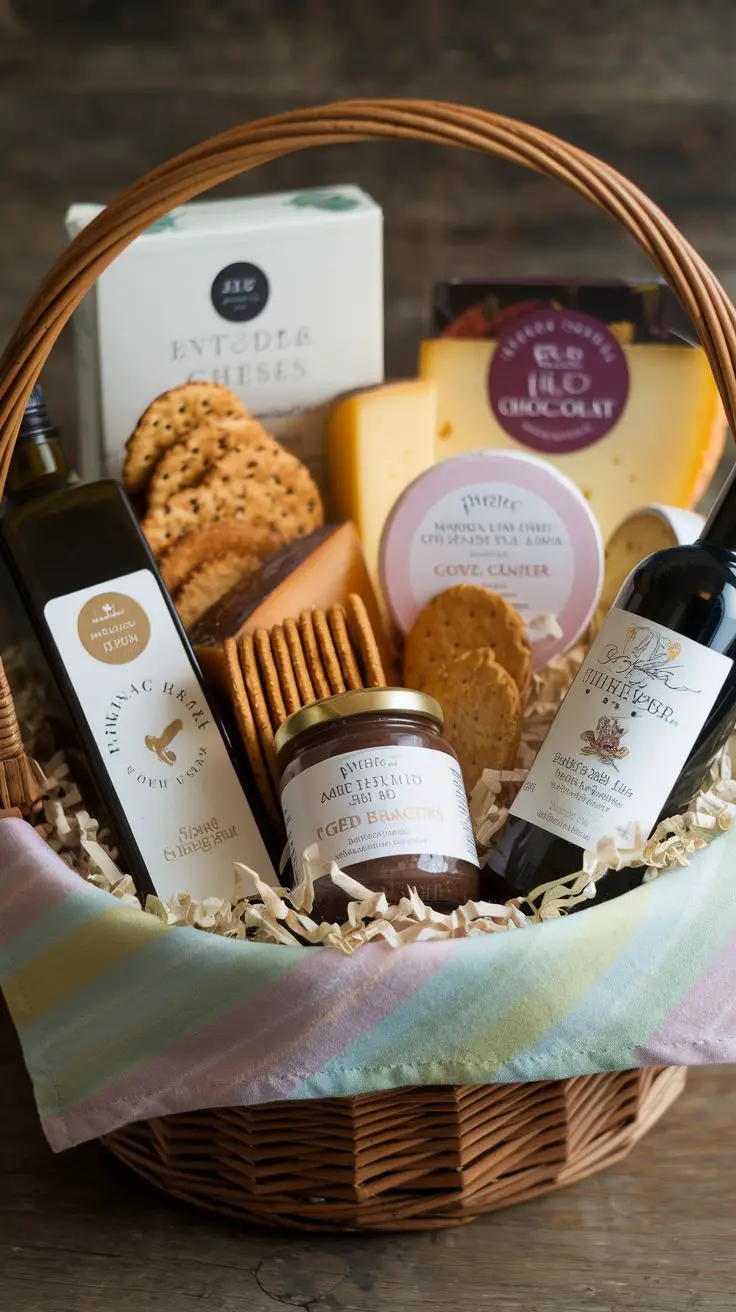 gourmet-foodie-basket-valentine-care-package-ideas